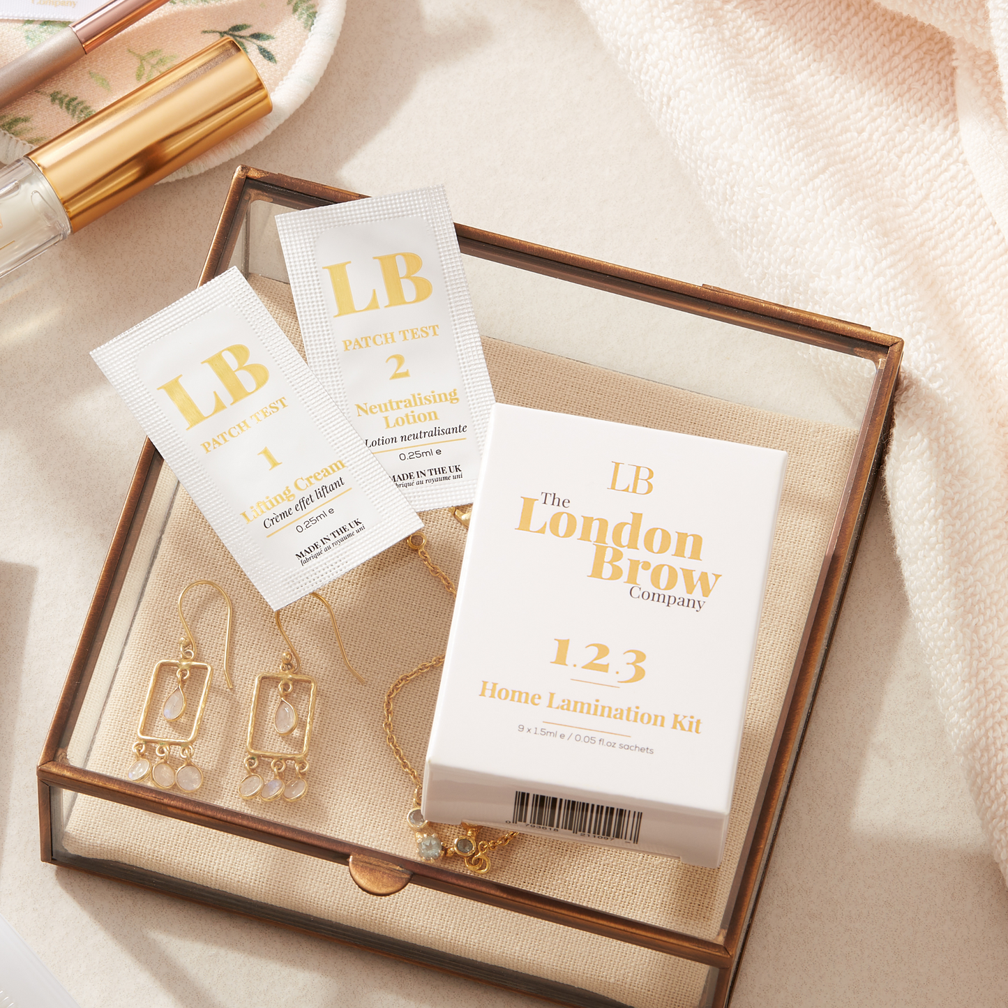 Brow Lamination Sachets – 3-Step Home Kit Refill Box | 9-Pack
