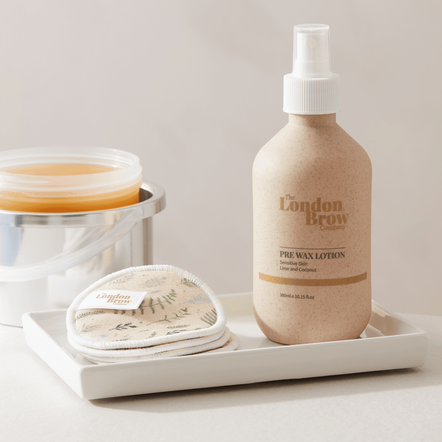 All Natural Pre-Wax Cleanser & Post-Wax Lotion Set