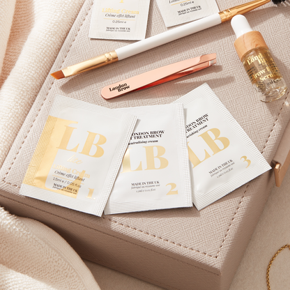 Brow Lamination Sachets – 3-Step Home Kit Refill Box | 9-Pack