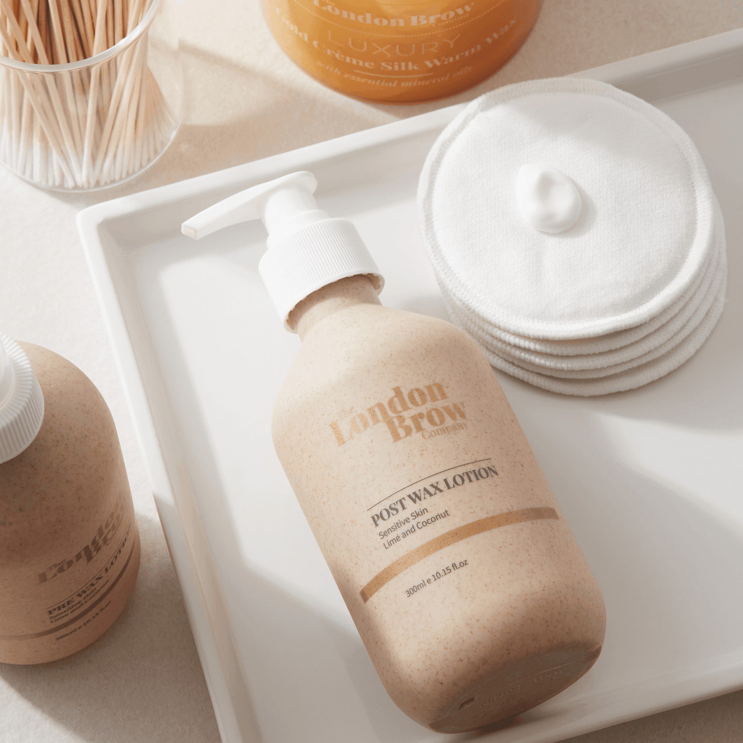 All Natural Pre-Wax Cleanser & Post-Wax Lotion Set