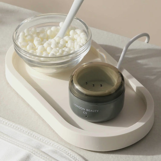Compact waxing kit for brows and lips – travel-friendly and salon-quality results wherever you are.