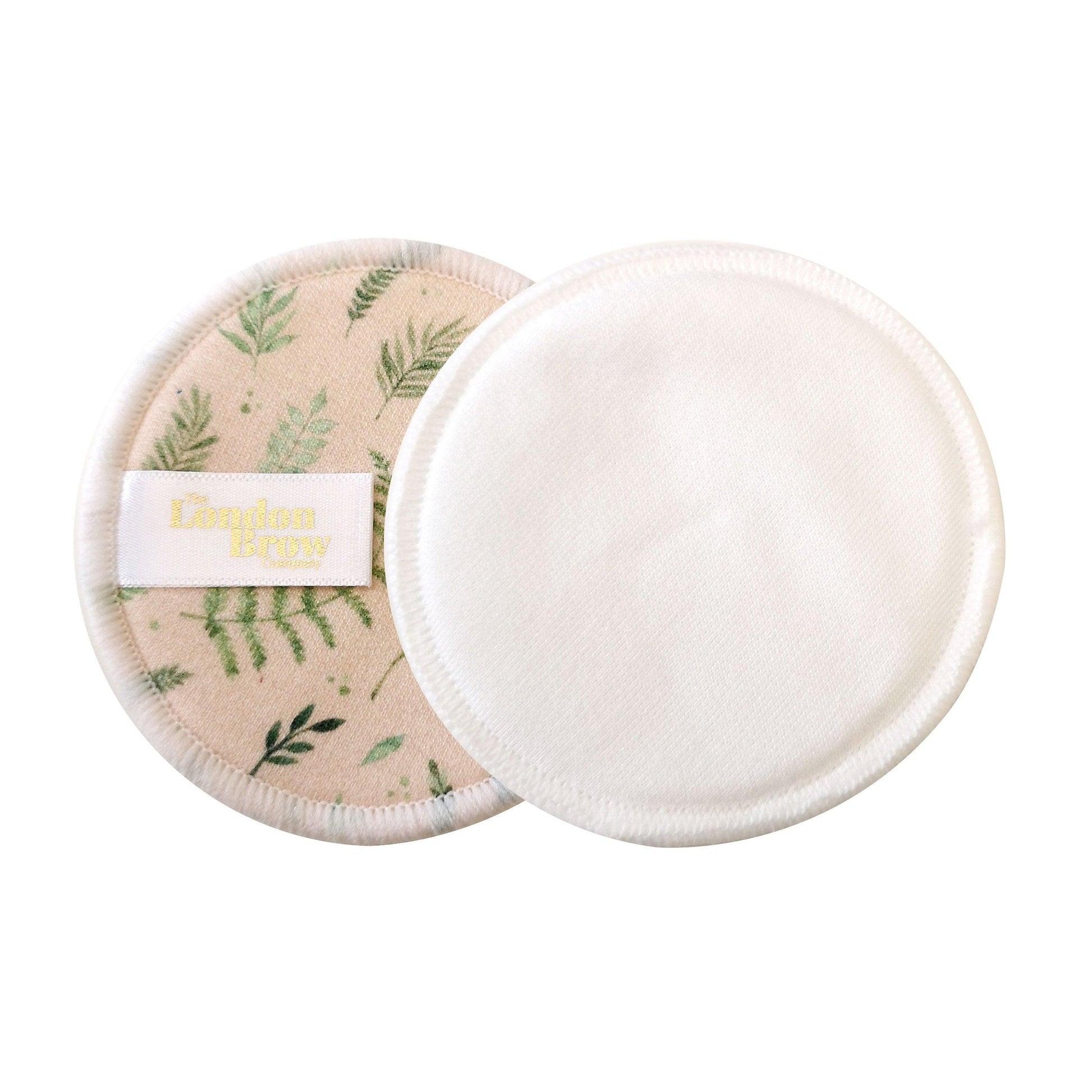 Bamboo reusable makeup pads with storage jar – sustainable eco skincare set – London Beauty Company