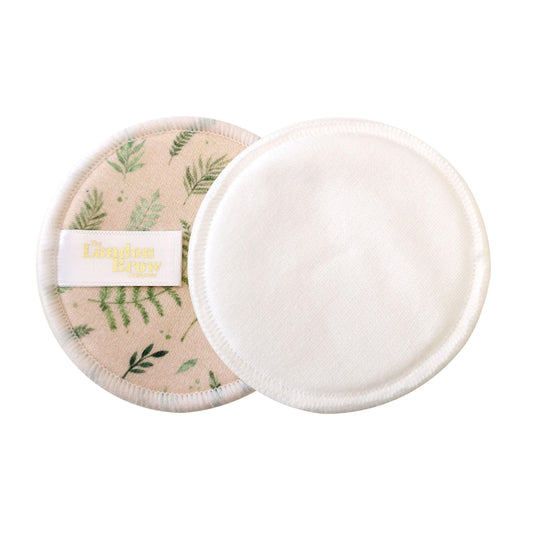 Bamboo reusable makeup pads with storage jar – sustainable eco skincare set – London Beauty Company